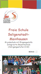 Mobile Screenshot of freie-schule-seligenstadt.de