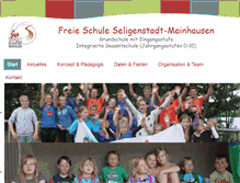 Tablet Screenshot of freie-schule-seligenstadt.de